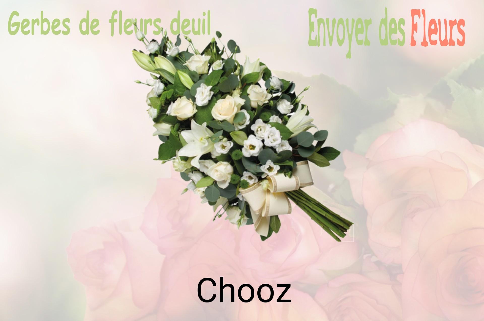 Gerbe de fleurs de deuil livrée à Chooz